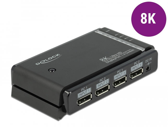 Delock - przecznik DisplayPort 8K