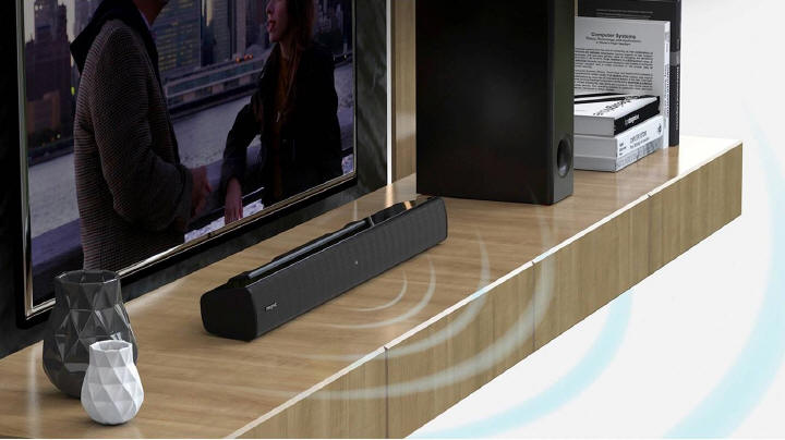 Creative Stage V2 - Soundbar z TV ARC,  Surround i Clear Dialog