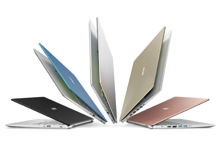 Acer Swift, Spin i Aspire - najnowsze linie notebooków