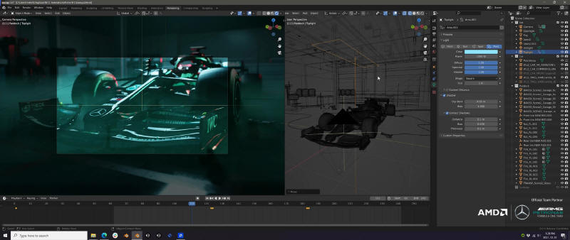 Cycles w Blender 3.0 zyskuje dziki AMD HIP