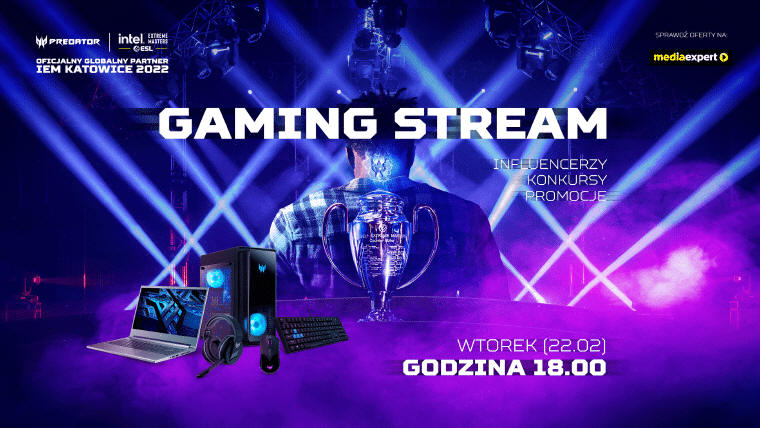 Predator włącza Gaming Stream