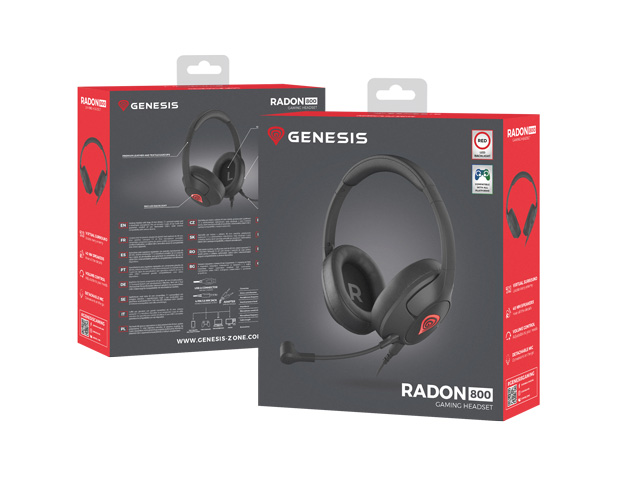 Genesis Radon 800 - ultralekkie słuchawki gamingowe z systemem 7.1