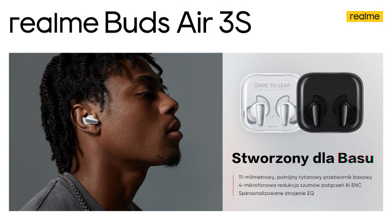 realme Buds Air 3S – słuchawki stworzone dla basu