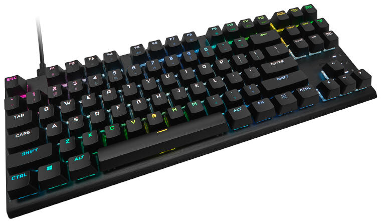 CORSAIR K60 PRO TKL z optycznymi przecznikami klawiszy