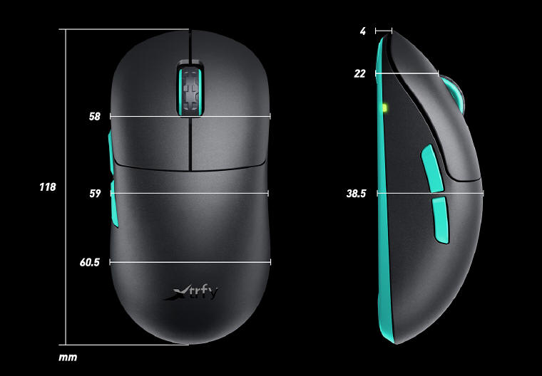 Xtrfy M8 Wireless - bezprzewodow mysz dla graczy
