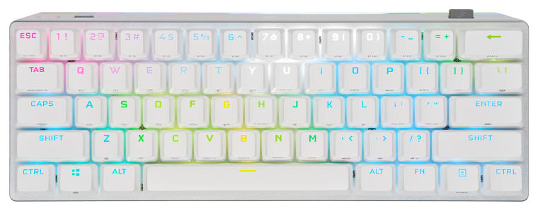 CORSAIR K60 PRO TKL z optycznymi przecznikami klawiszy