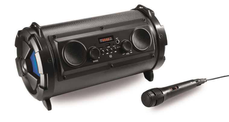 Hykker Vintage - gonik karaoke z mikrofonem