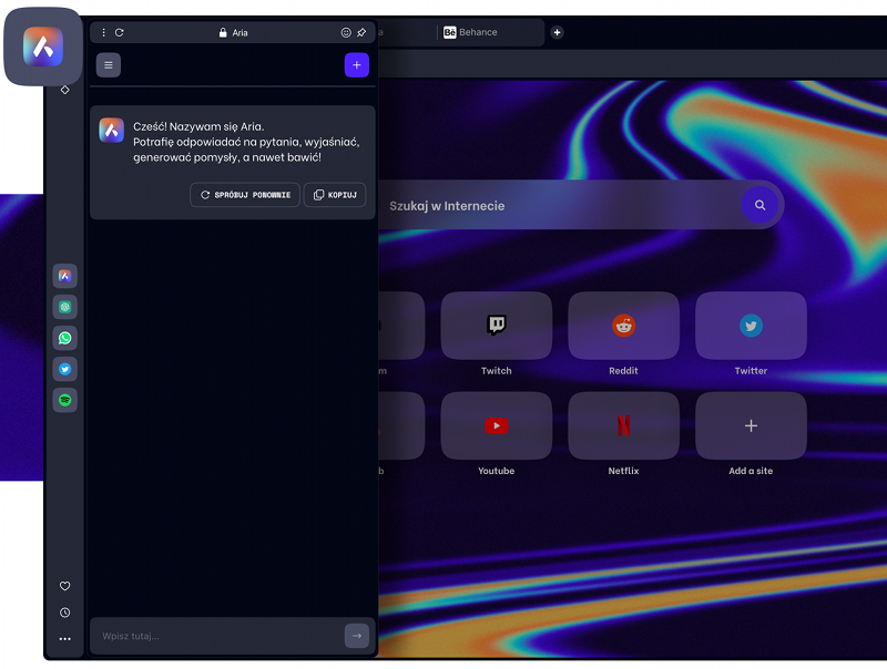 Opera One, pierwsza przegldarka z generatywn AI
