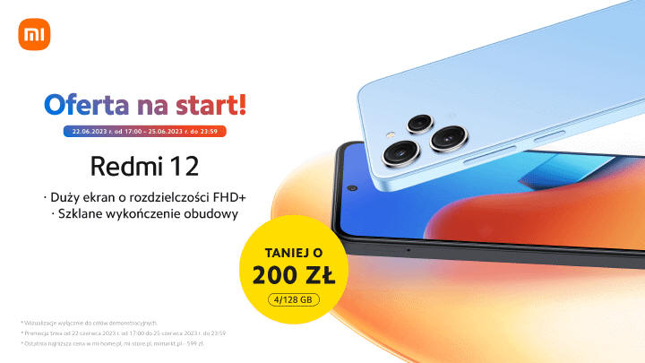 Premiera Redmi 12 w sidm rocznic  Xiaomi w Polsce