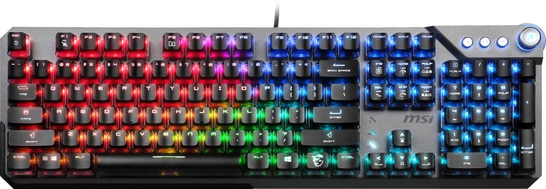 MSI VIGOR GK71 z przecznikami SONIC BLUE