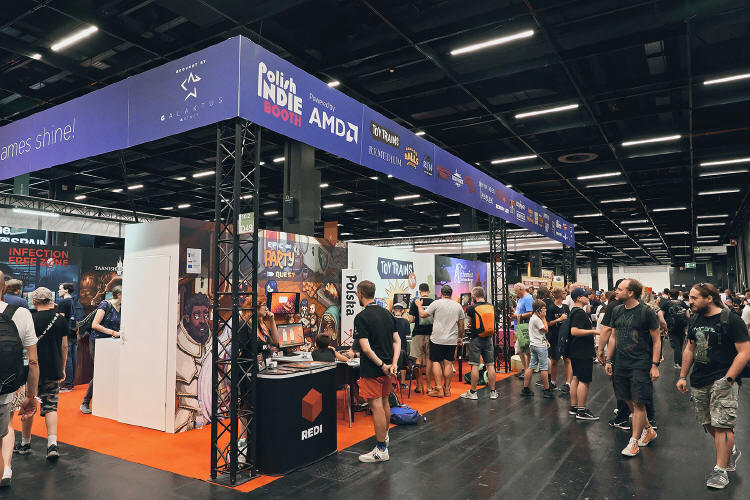 Odwied „Polish Indie Booth” podczas targw Pozna Game Arena