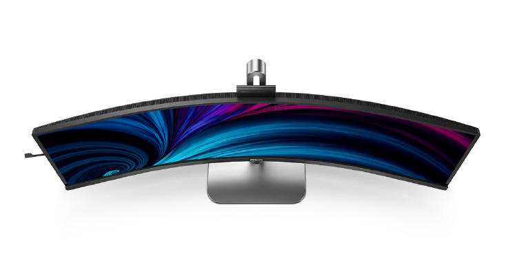 Biurowy monitor Philips z 49-calową matrycą i funkcją Busylight
