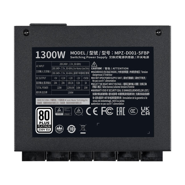 Cooler Master V SFX Platinum 1100  i 1300 - miniaturowe zasilacze ATX 3.0