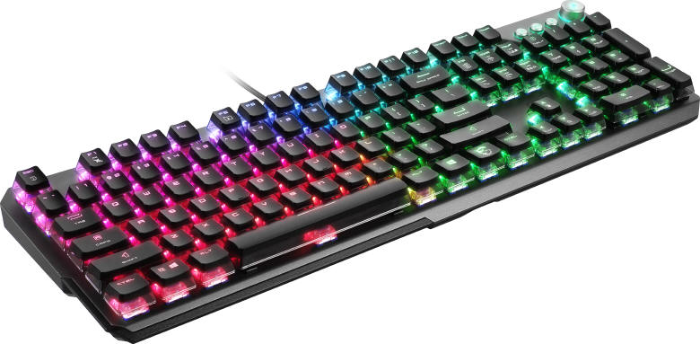 MSI VIGOR GK71 z przecznikami SONIC BLUE
