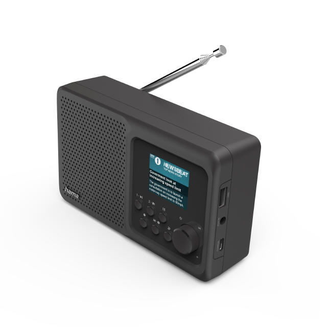 Hama DR5BT DAB/DAB+ z dyskretnym ekranem LCD