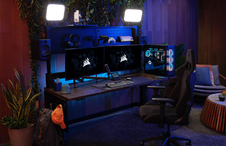 CORSAIR Platform:6 - moduowe biurko komputerowe