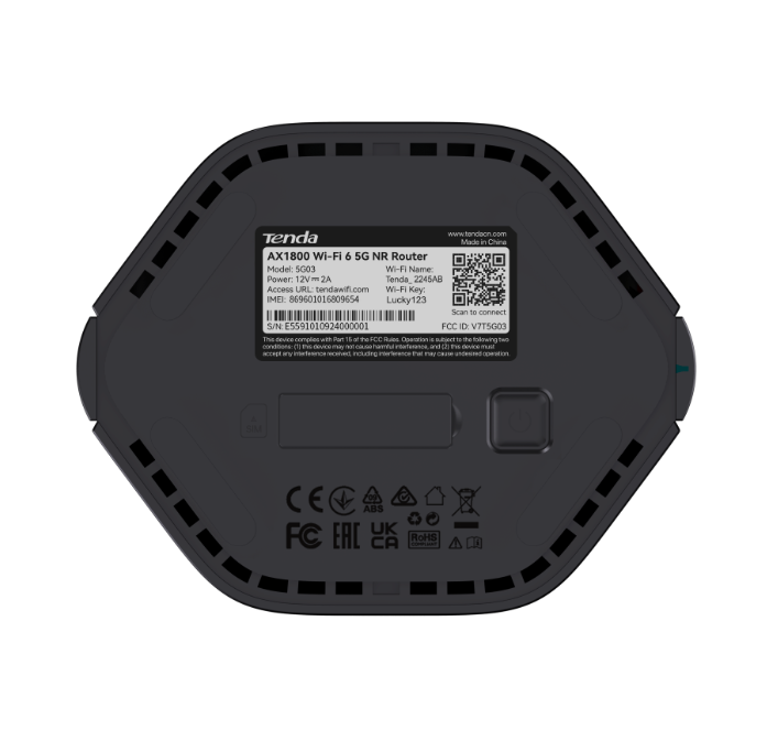 Tenda 5G03 - router z obsug Wi-Fi 6 oraz 5G
