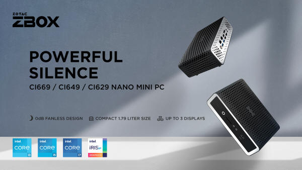 ZOTAC prezentuje now lini minikomputerw ZBOX z serii E i C
