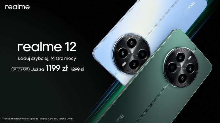 realme 12 w promocyjnej cenie na start sprzeday