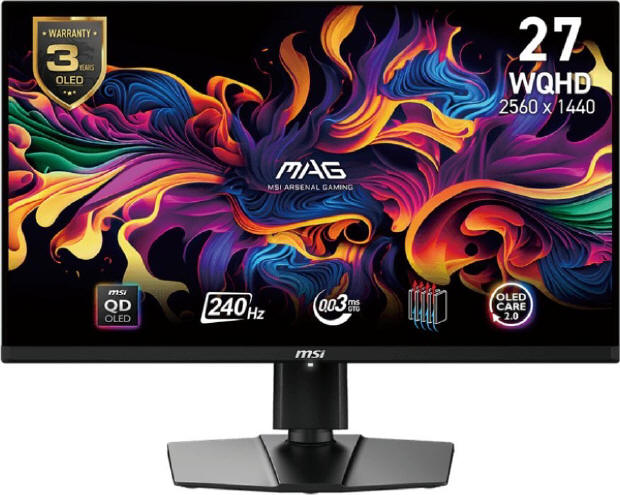 MSI MAG 271QPX QD-OLED E2 - nowy monitor OLED