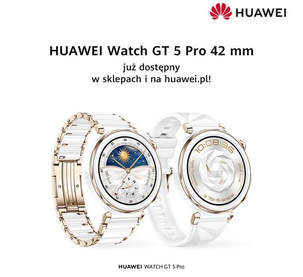 Damskie wersje HUAWEI WATCH GT 5 Pro, już dostępne