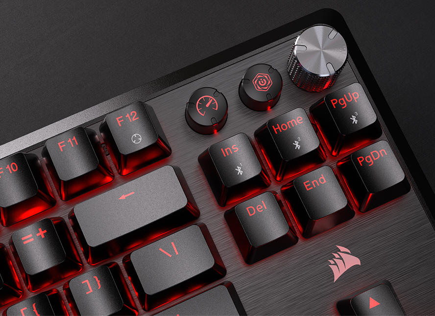 CORSAIR K70 CORE TKL z ulepszonymi przecznikami MLX