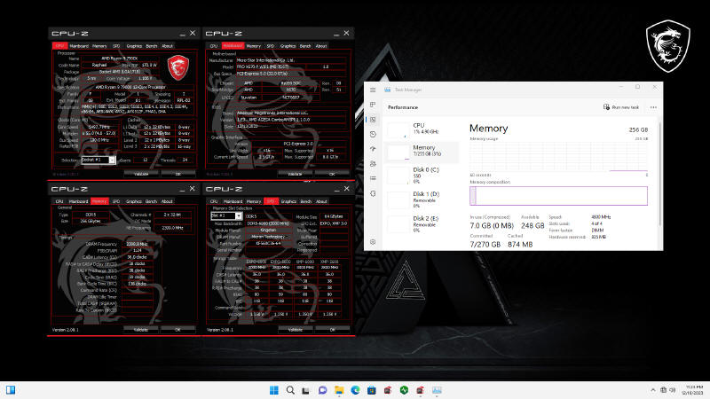 Pyty gwne MSI z obsug do 256 GB pamici RAM