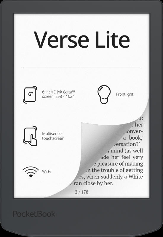 PocketBook Verse Lite uzupełni linię sześciocalowych czytników