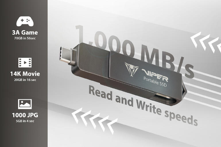 Patriot - zewnętrzne dyski SSD Transporter Lite i Viper PVP30