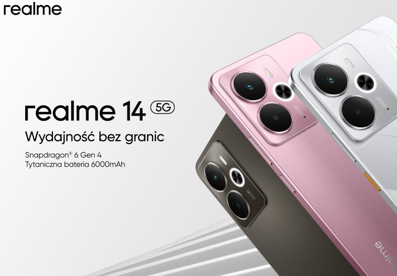 realme prezentuje smartfony oraz ceny regularne serii realme 14 5G