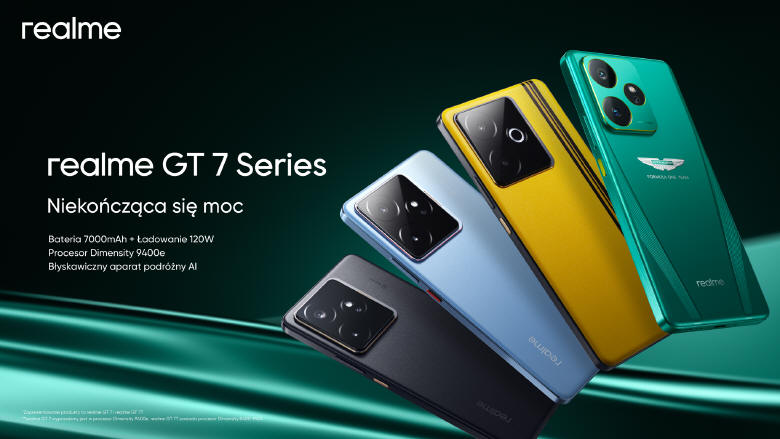 realme prezentuje najnowsze smartfony z serii GT 7