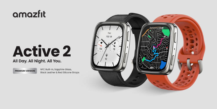 Amazfit Active 2 w nowej sportowo-lifestylowej odsłonie