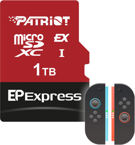 Patriot Memory EP Express microSD dla Nintendo Switch 2
