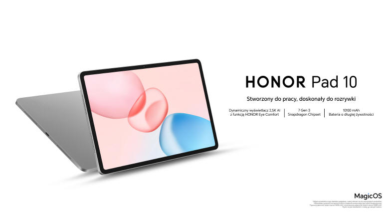 HONOR prezentuje nowy tablet HONOR Pad 10