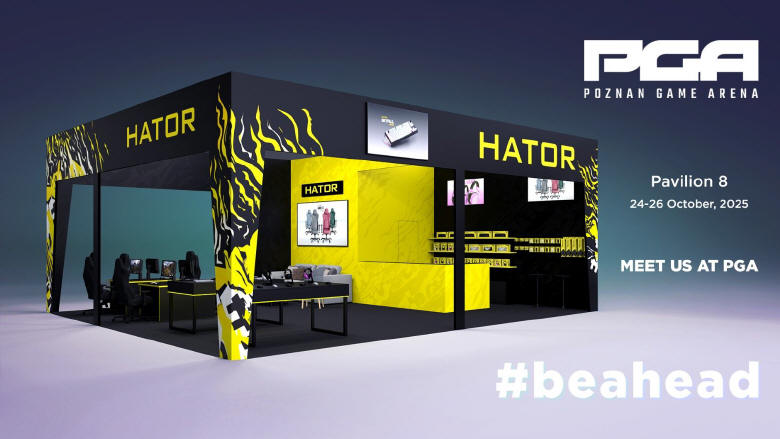 HATOR wraca na Poznań Game Arena z premierą klawiatur i nie tylko...