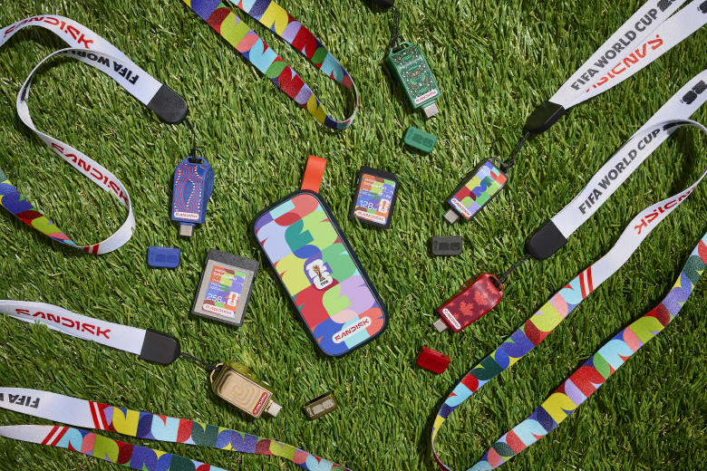 Sandisk - kolekcja dyskw i kart na mistrzostwa wiata w pice nonej