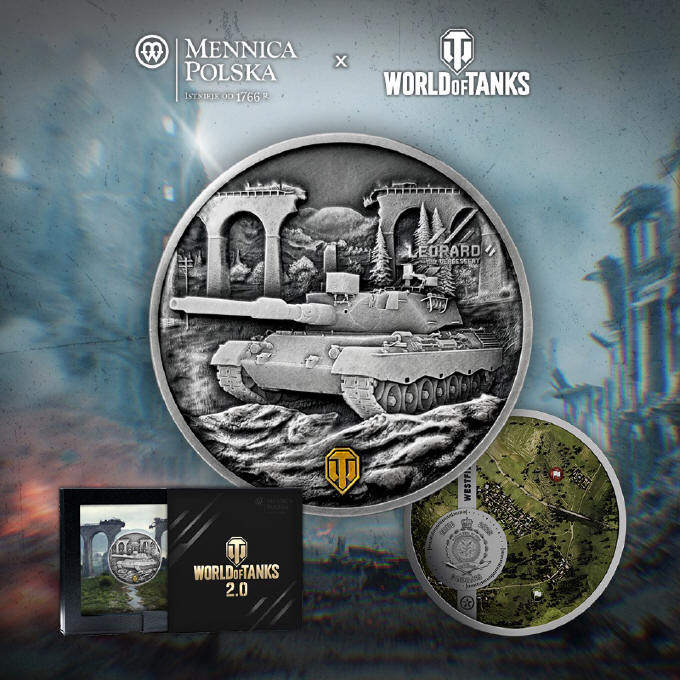 Jedyna na wiecie licencjonowana moneta dla pasjonatw World of Tanks
