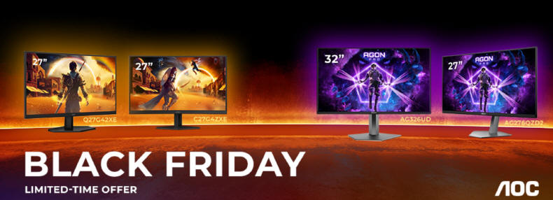 Przeceny monitorw AOC na Black Friday 2025
