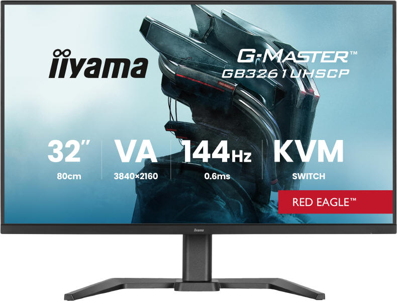iiyama G-Master Red Eagle GB3261UHSCP-B1 - 4K i 144 Hz