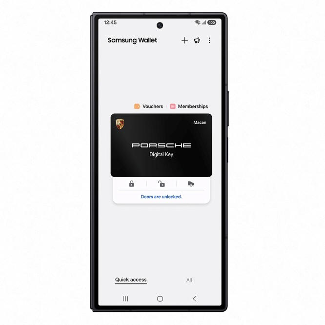 Samsung Wallet rozszerza ��czno�� z Porsche Digital Key
