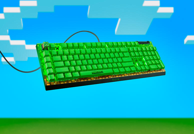 Prawdziwy Creeper w kolekcji Razer x Minecraft