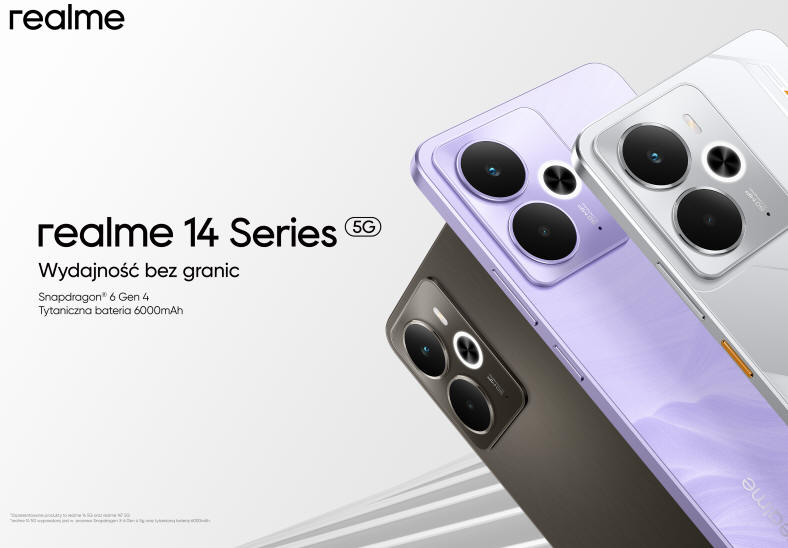 realme prezentuje smartfony oraz ceny regularne serii realme 14 5G