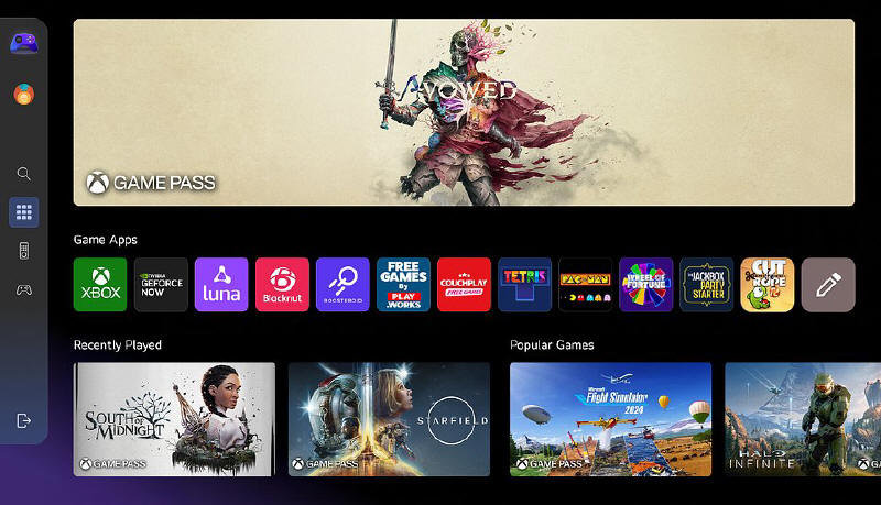 LG Xbox Cloud Gaming na ekranach inteligentnych telewizorów LG