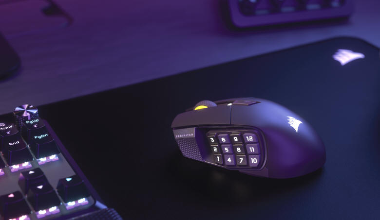 CORSAIR - integracja Stream Deck dla SCIMITAR ELITE WIRELESS SE