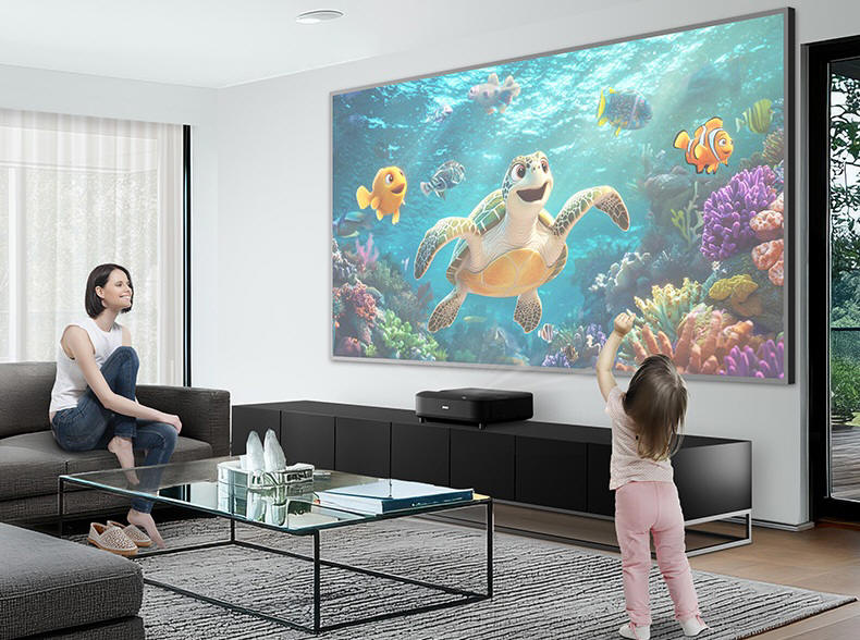 Epson Lifestudio Grand - projektor 4K z laserem i dźwiękiem Bose