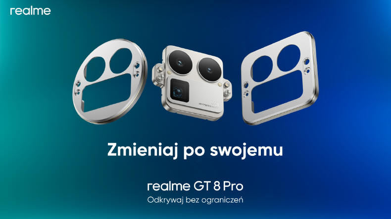 realme GT 8 Pro zaoferuje modułową, wymienną obudowę aparatu
