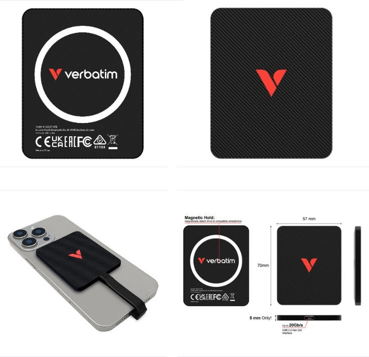 Verbatim - dysk SnapBack Ultra Slim SSD dla twórców mobilnych