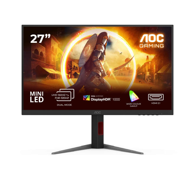 AOC GAMING - Monitory Mini-LED 4K oraz Full HD 420 Hz