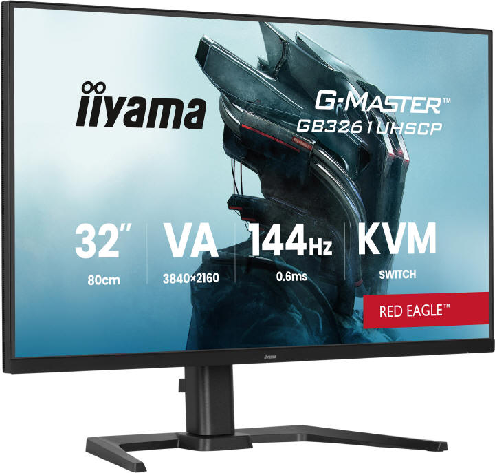 iiyama G-Master Red Eagle GB3261UHSCP-B1 - 4K i 144 Hz
