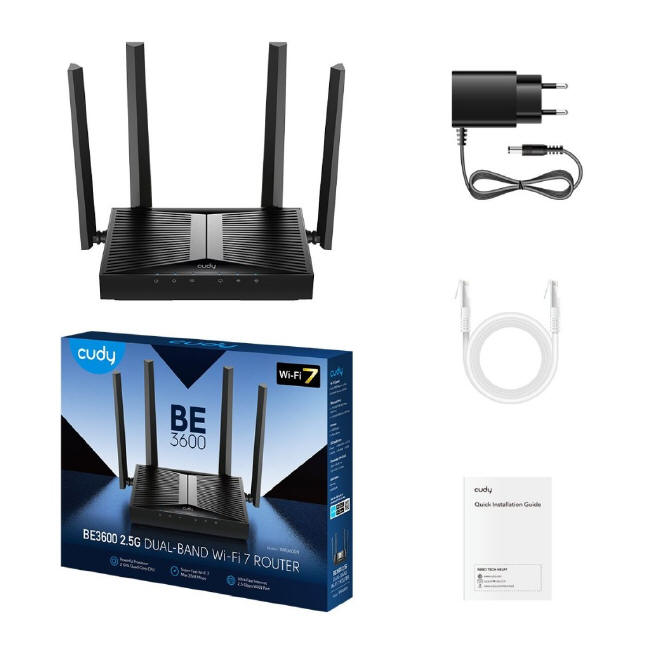 Cudy WR3600 – router Wi-Fi 7 z kontrol rodzicielsk i VPN